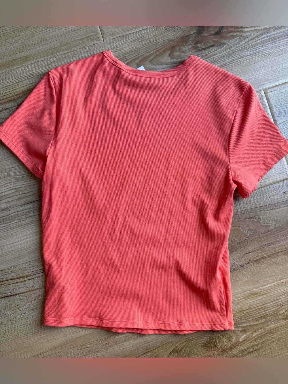 Athleta Coral Short Sleeve Ribbed Crew Tee - Picture 3 of 6
